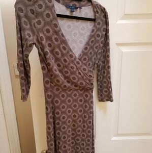 Tall faux wrap dress